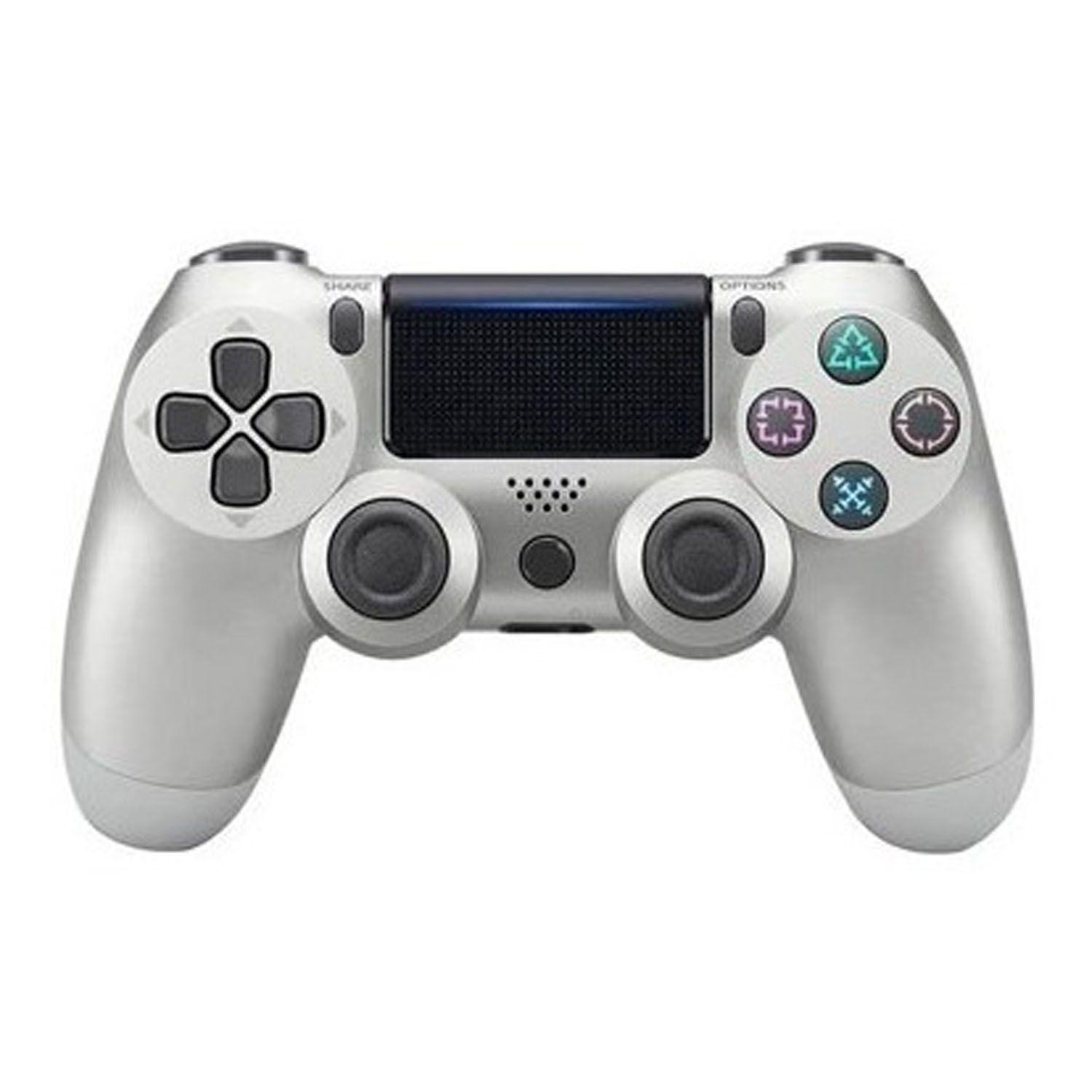 Control Doubleshock Inalambricos Plateado + Cable De Carga-0