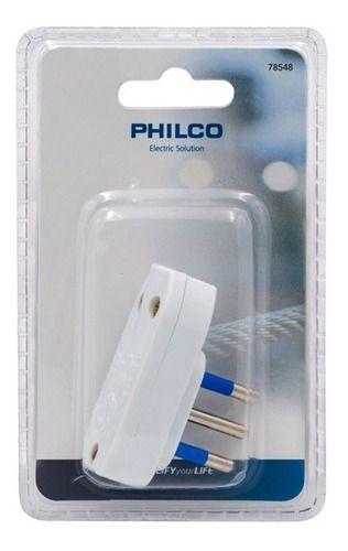 Enchufe Macho Philco Horizontal 2p 78548 Blanco - Crazygames-1