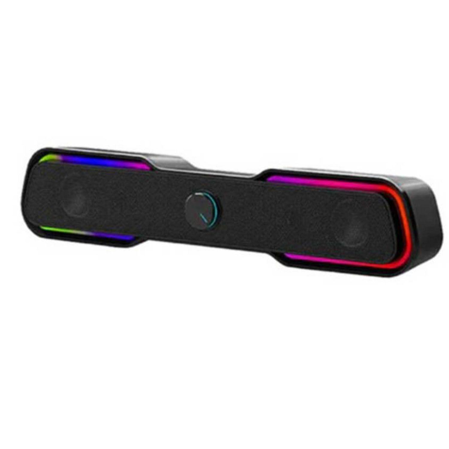 Parlantes Stereo Rgb 6W Dhe-6002 HP - Crazygames-1