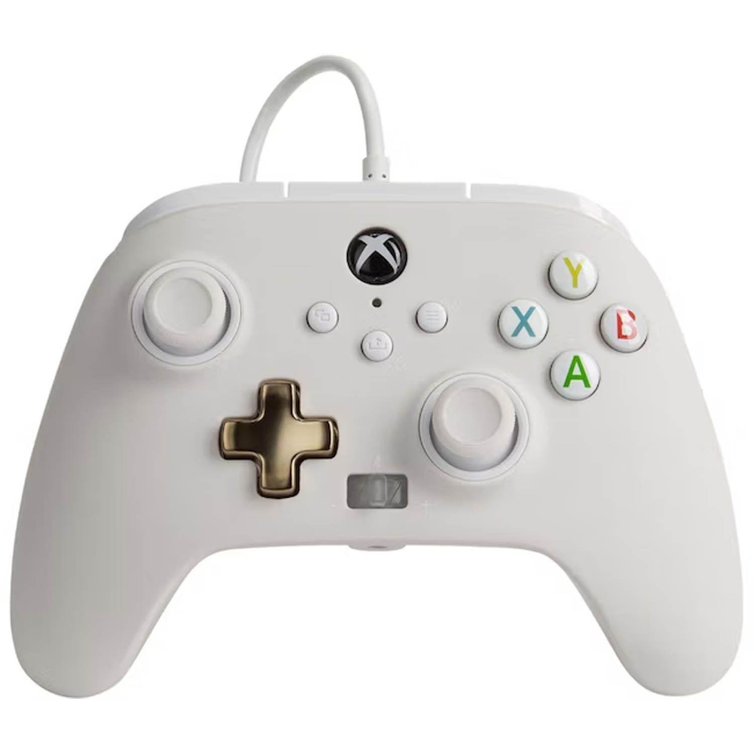 Control Con Cable Para Xbox/pc Blanco Power A- Crazygames-0