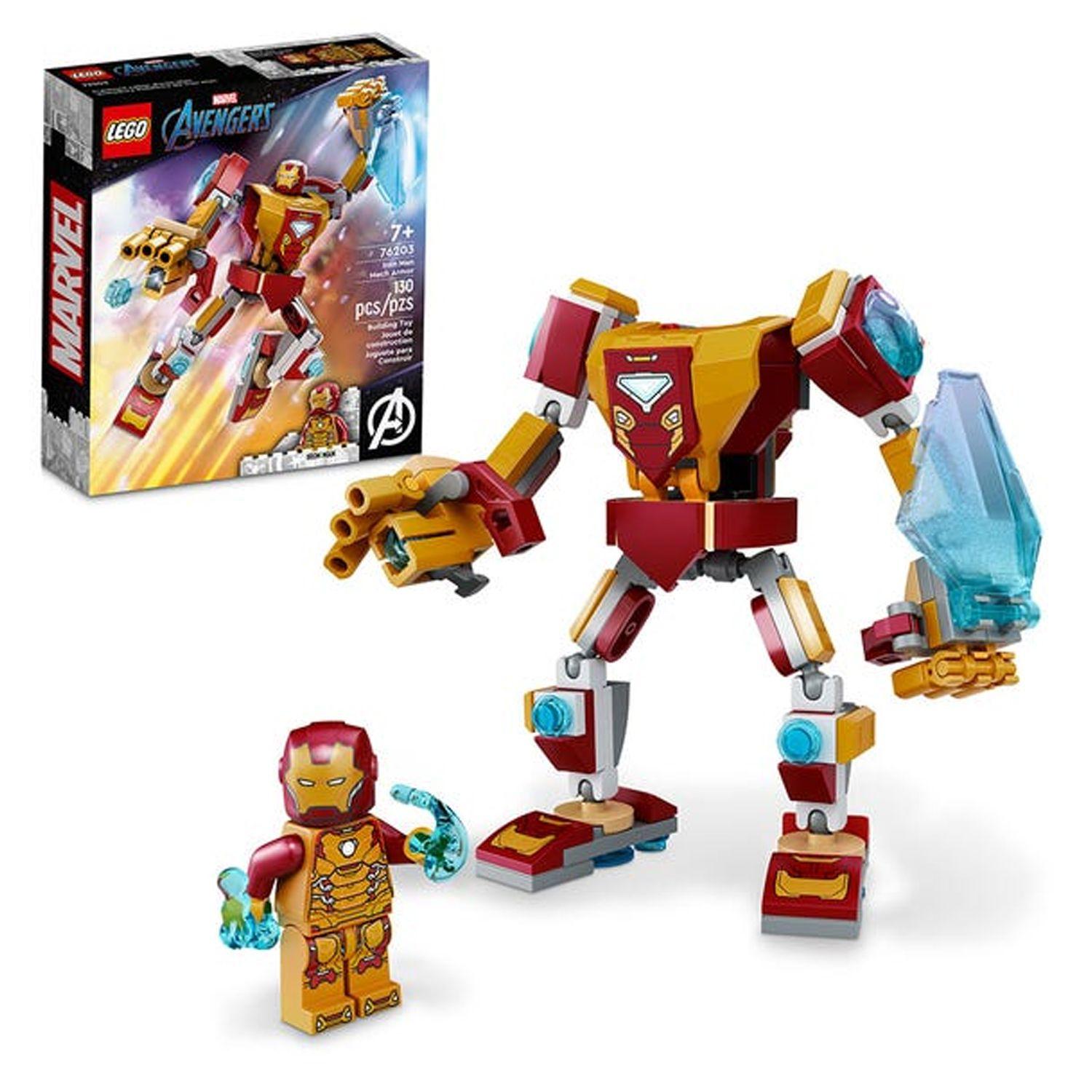 Lego Marvel Armadura Robotica De Iron Man 76203 - Crazygames-0