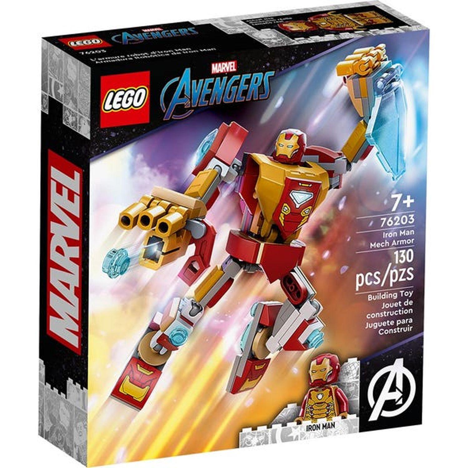Lego Marvel Armadura Robotica De Iron Man 76203 - Crazygames-1