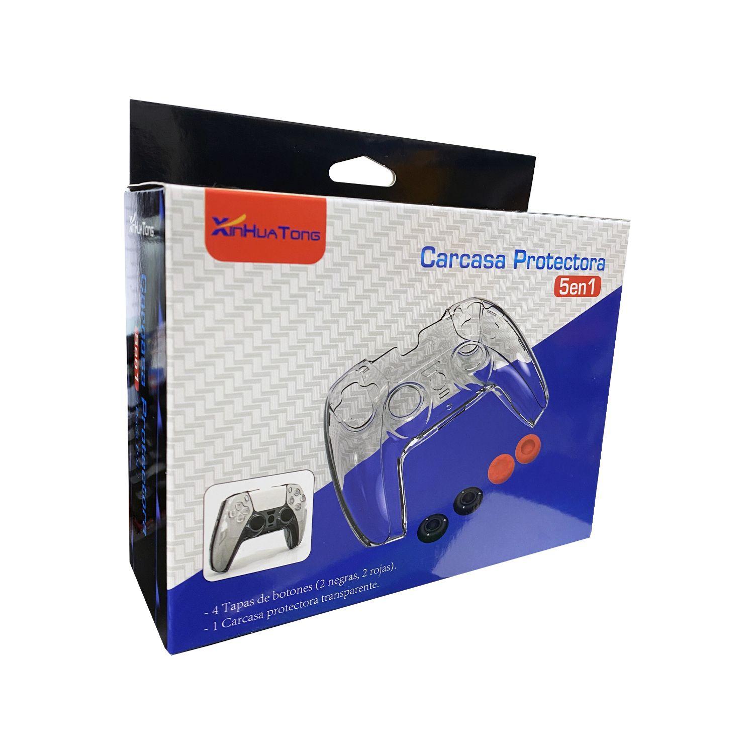 Funda Protectora Para Mando Ps5 Acrilica + Tumbgrip-2