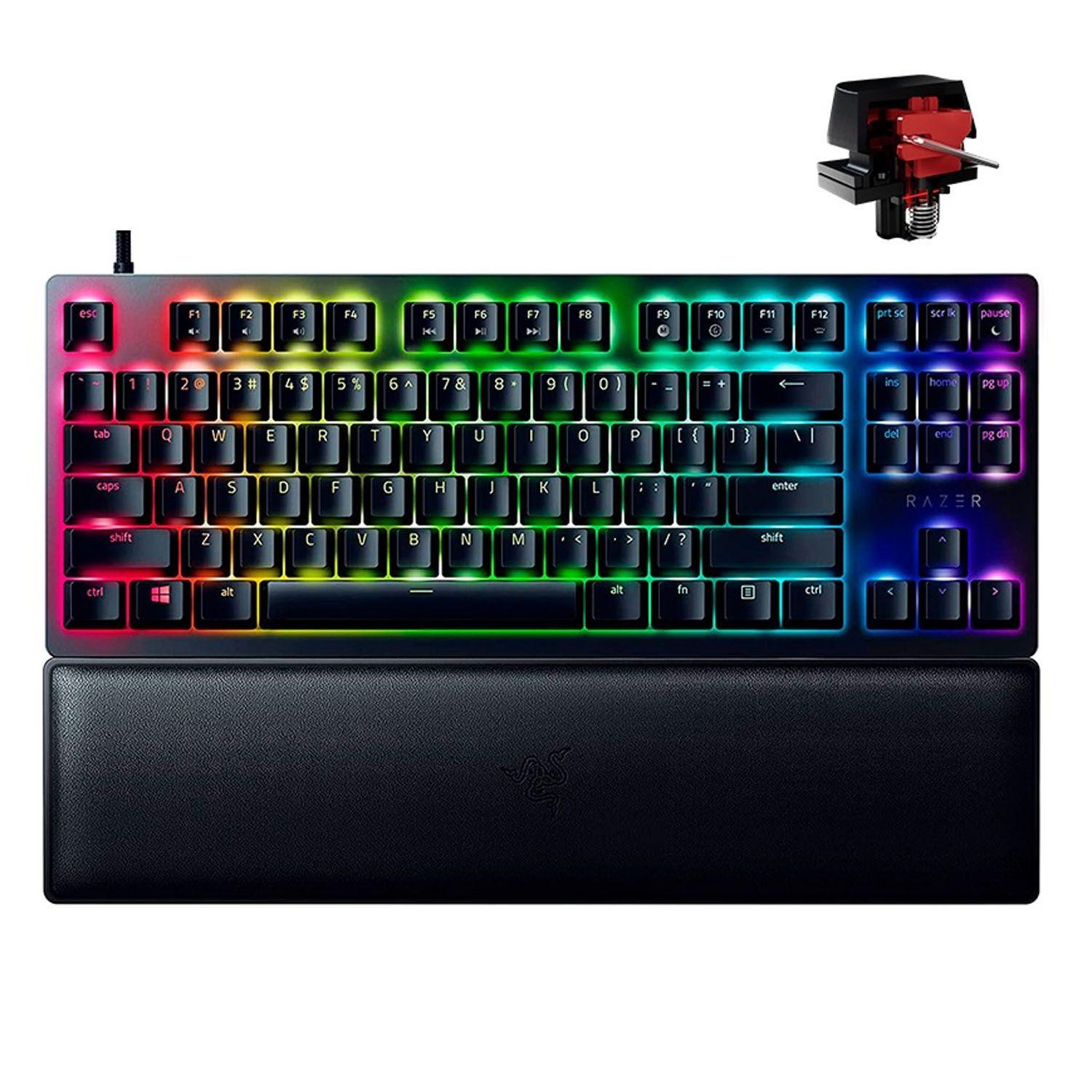 Teclado Razer Huntsman V2 Tkl 80% Switch Red Español-3