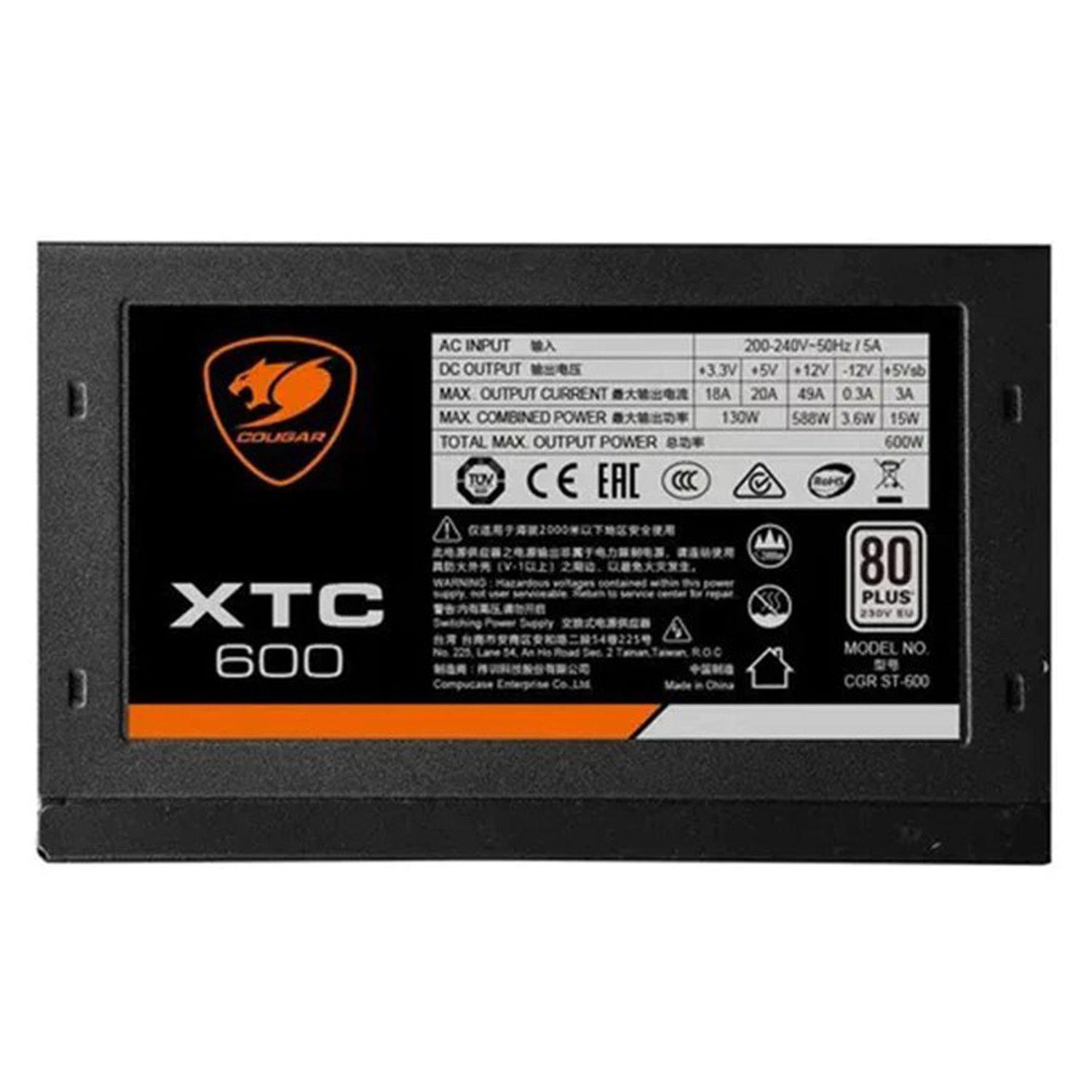 Fuente de Poder Cougar XTC 600w 80 Plus White - Crazygames-4