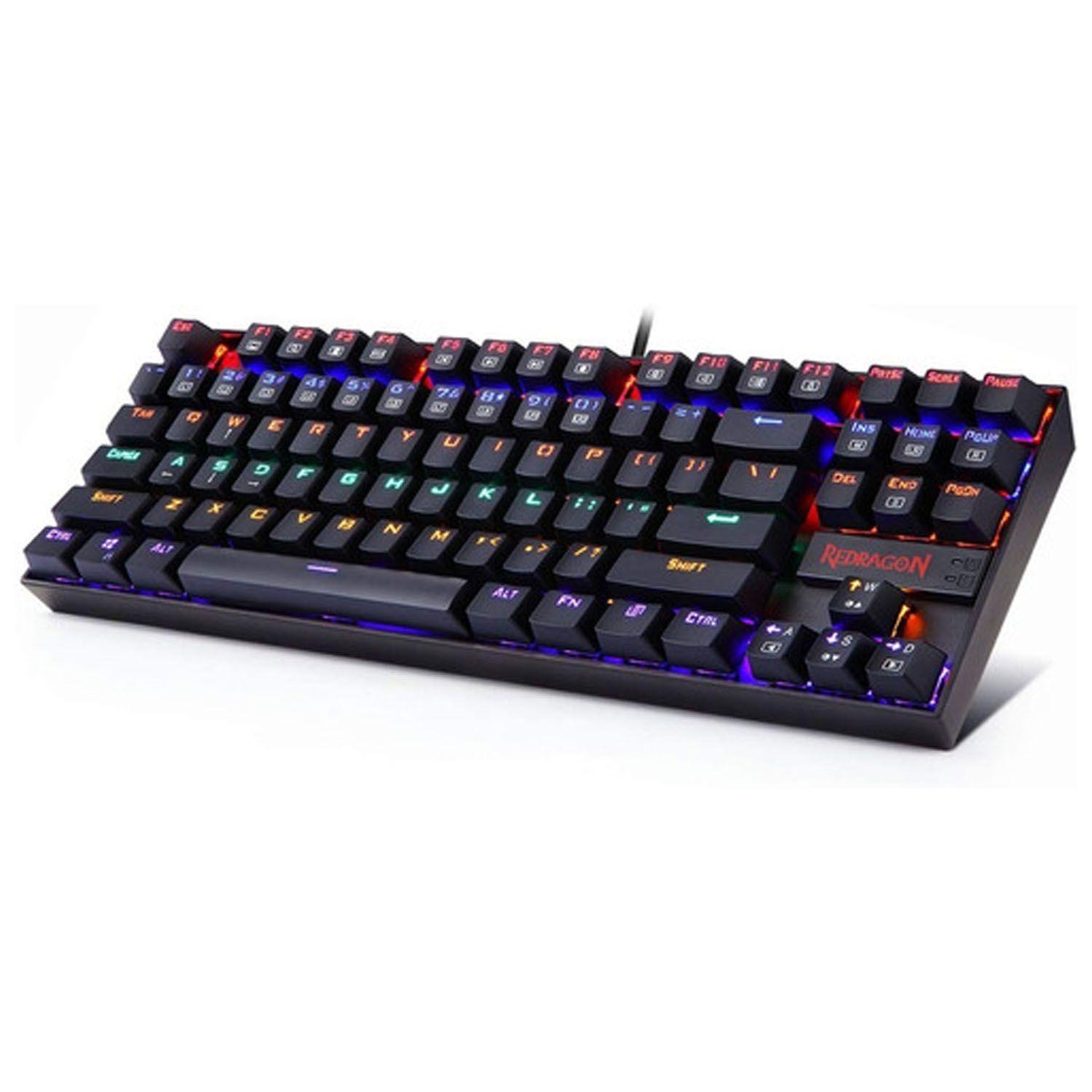 Teclado Mecanico Kumara Black K552 RGB Español Switch Blue-0