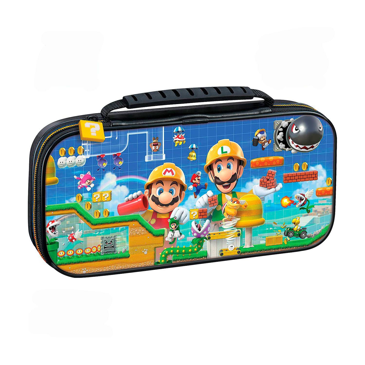Estuche oficial Nintendo Switch Lite Mario Maker-0