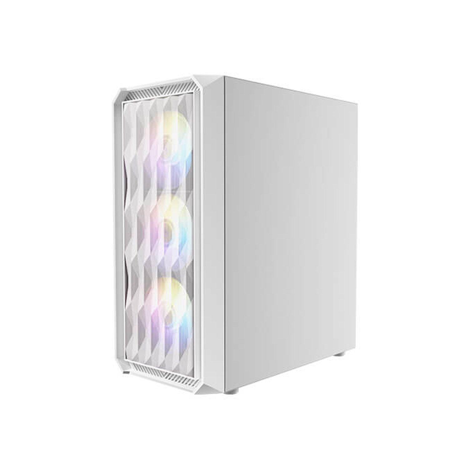 Gabinete Gamer Antec NX292 White Mid Tower + 3 Ventiladores-2