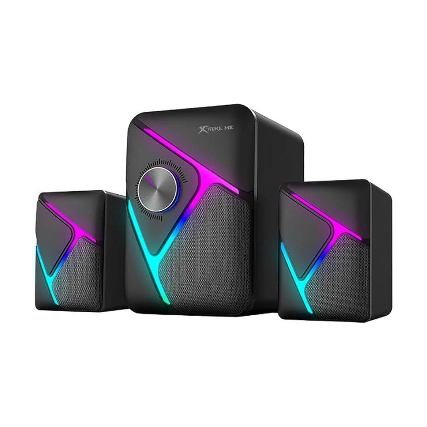 Parlante Gamer Xtrike Me Sk-610 Rgb Subwoofer 2.1-0