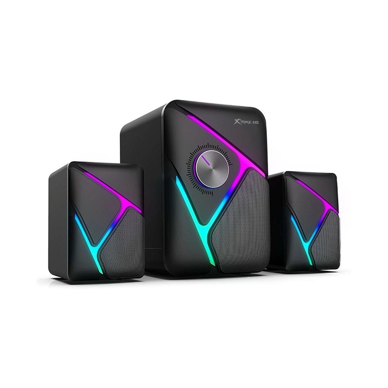 Parlante Gamer Xtrike Me Sk-610 Rgb Subwoofer 2.1-2