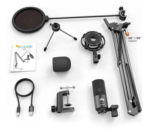 Kit Micrófono Podcast Fifine T669b - Crazygames-1