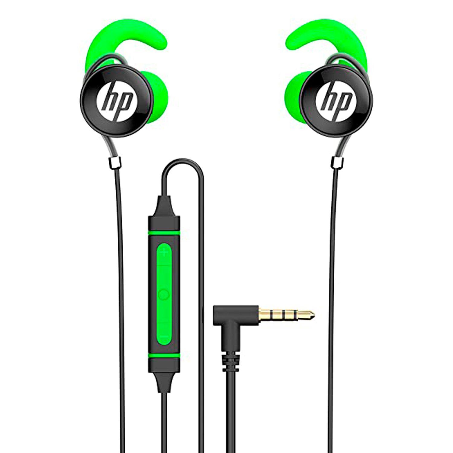 Audifono Gamer HP DHE-7004 jack 3.5 Verde - Crazygames-0