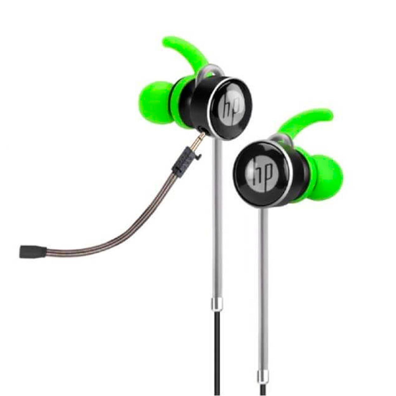Audifono Gamer HP DHE-7004 jack 3.5 Verde - Crazygames-1