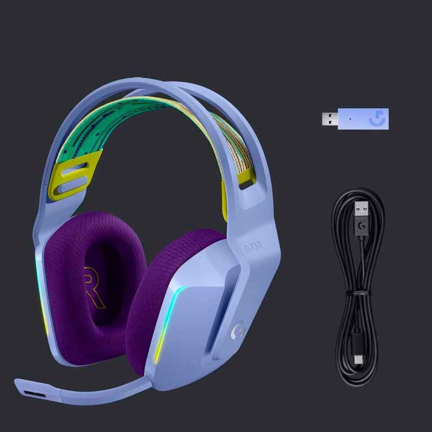Audífonos Logitech G733 Inalámbricos Lightspeed Rgb-3