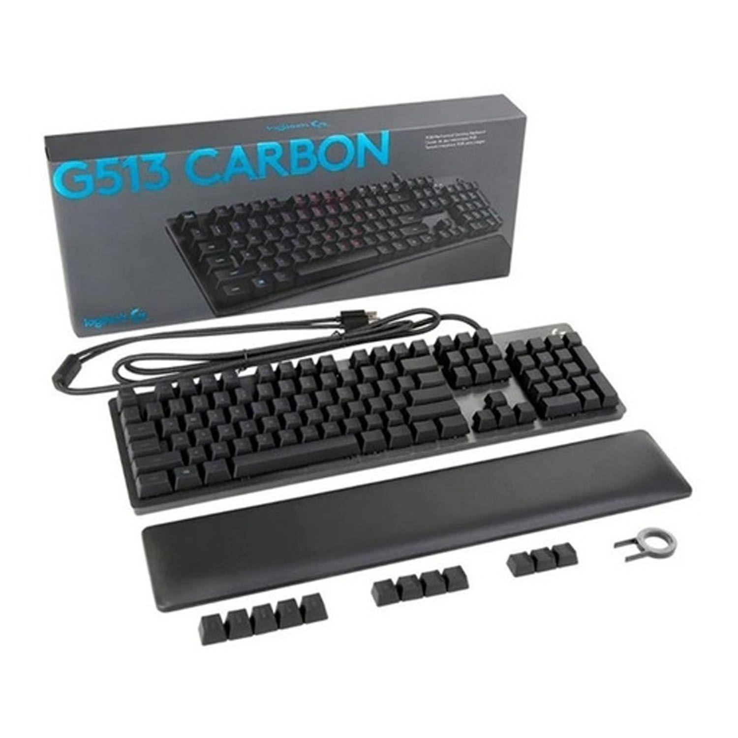 Teclado Mecánico Logitech G513 Carbon Gx Brow Tactil Español-2