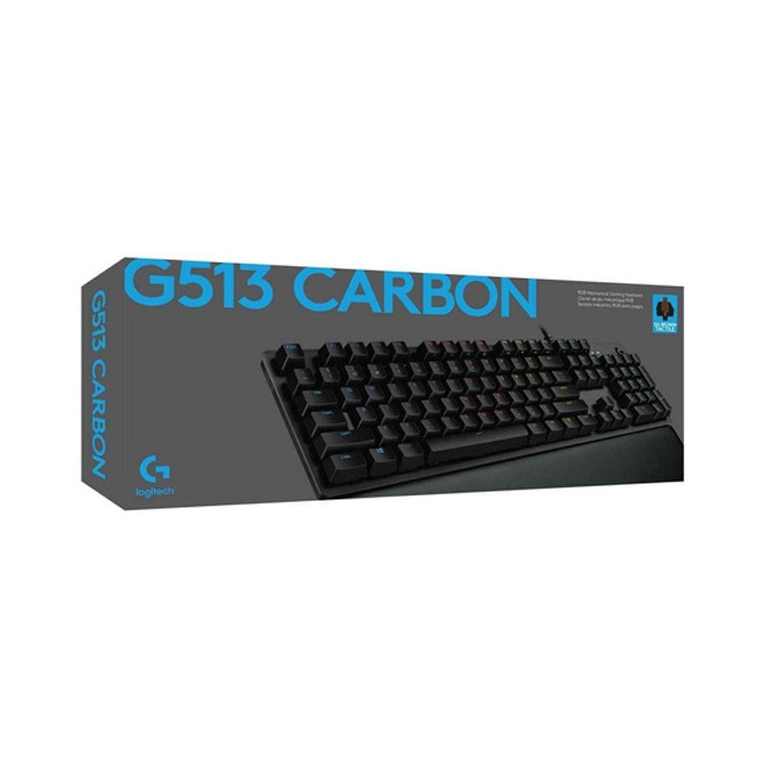 Teclado Mecánico Logitech G513 Carbon Gx Brow Tactil Español-3