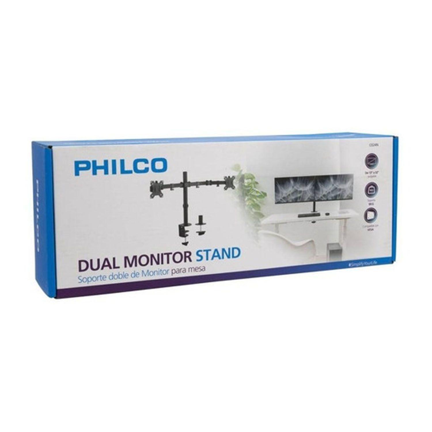 Base Doble Para Monitor 13  A 32 Philco 024n-1