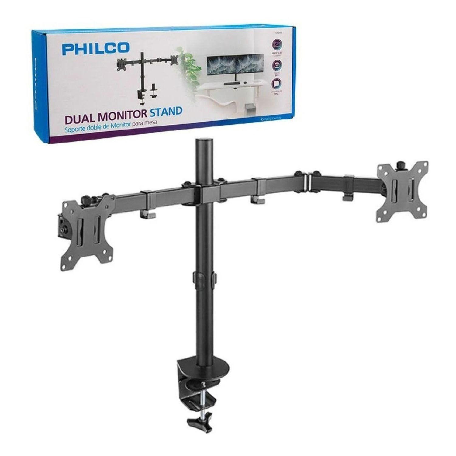 Base Doble Para Monitor 13  A 32 Philco 024n-2