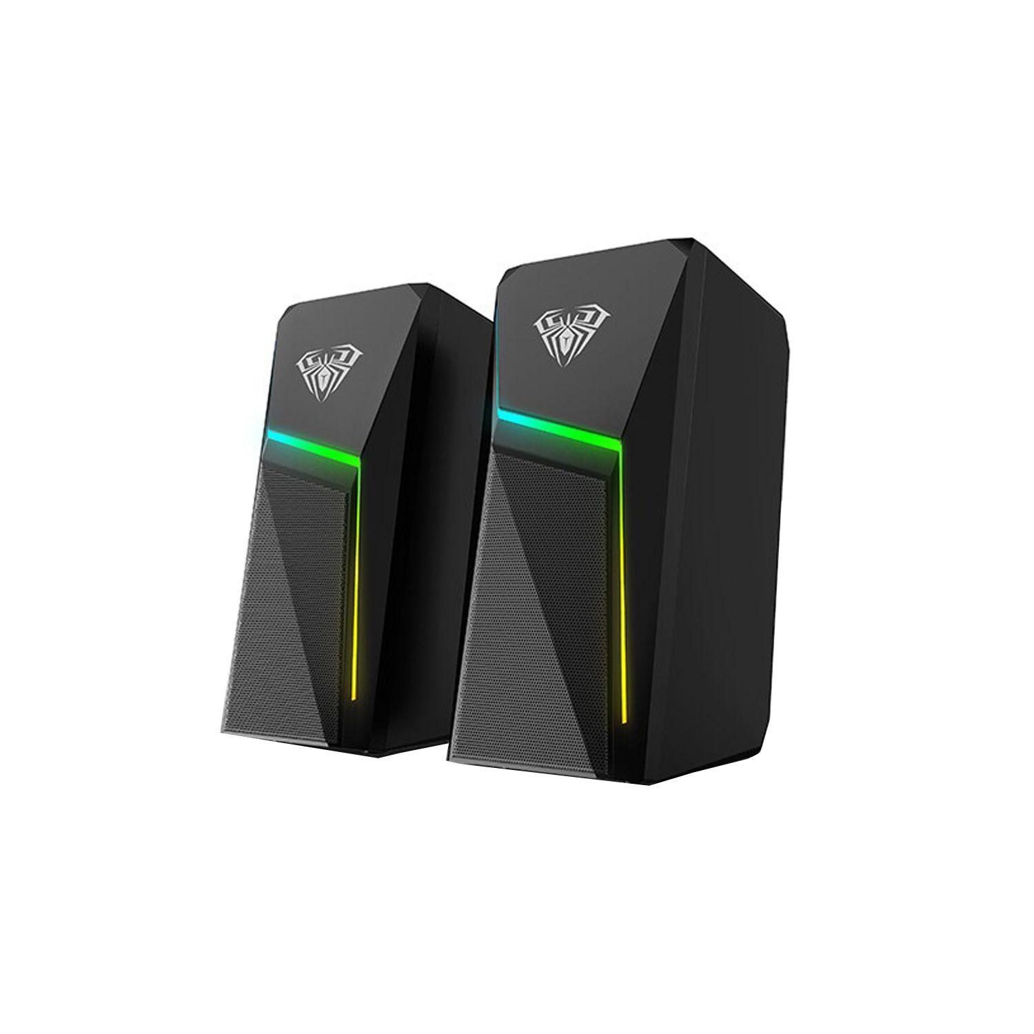 Parlante 2.0 Rgb Aula Gamer N-521 - Crazygames-1