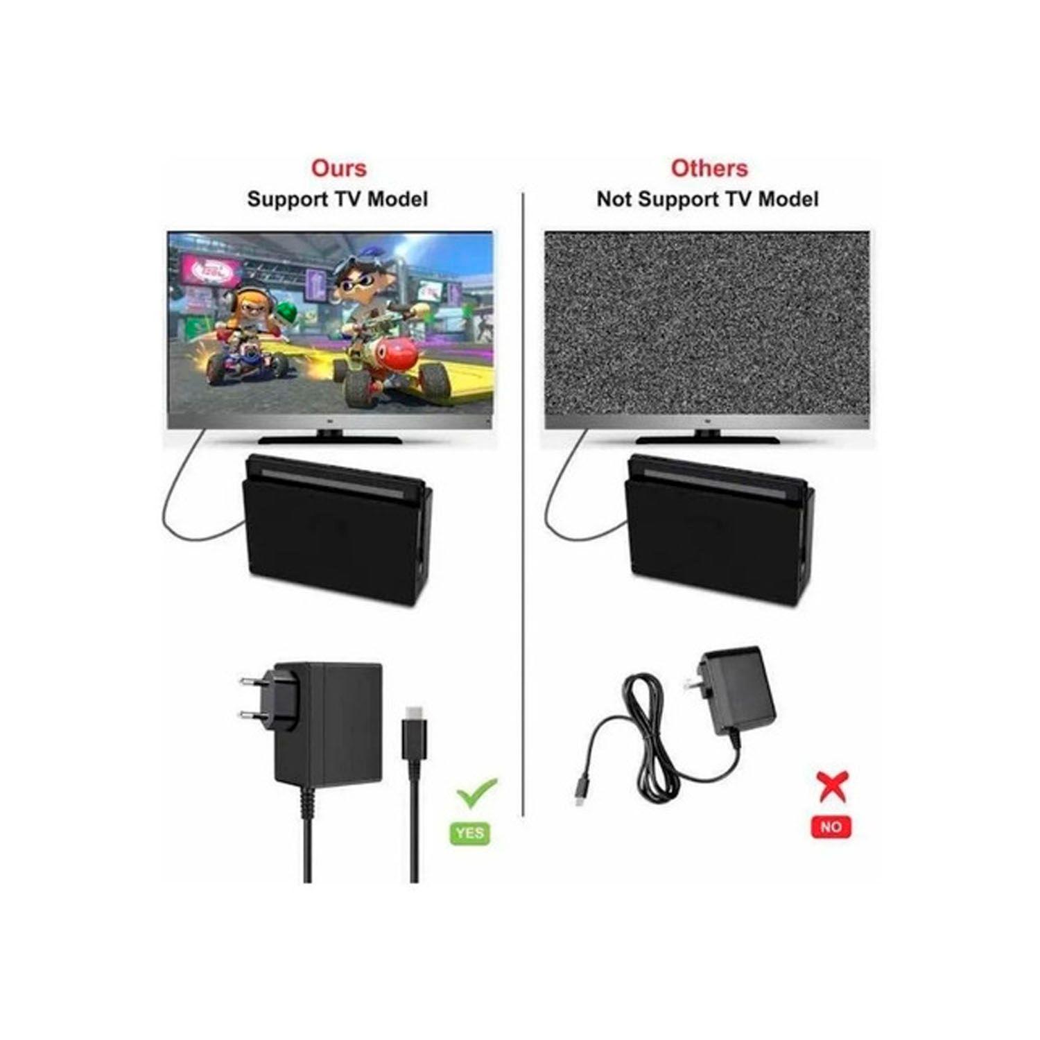 Adaptador Corriente Para Nintendo Switch Compatible Con Dock-2