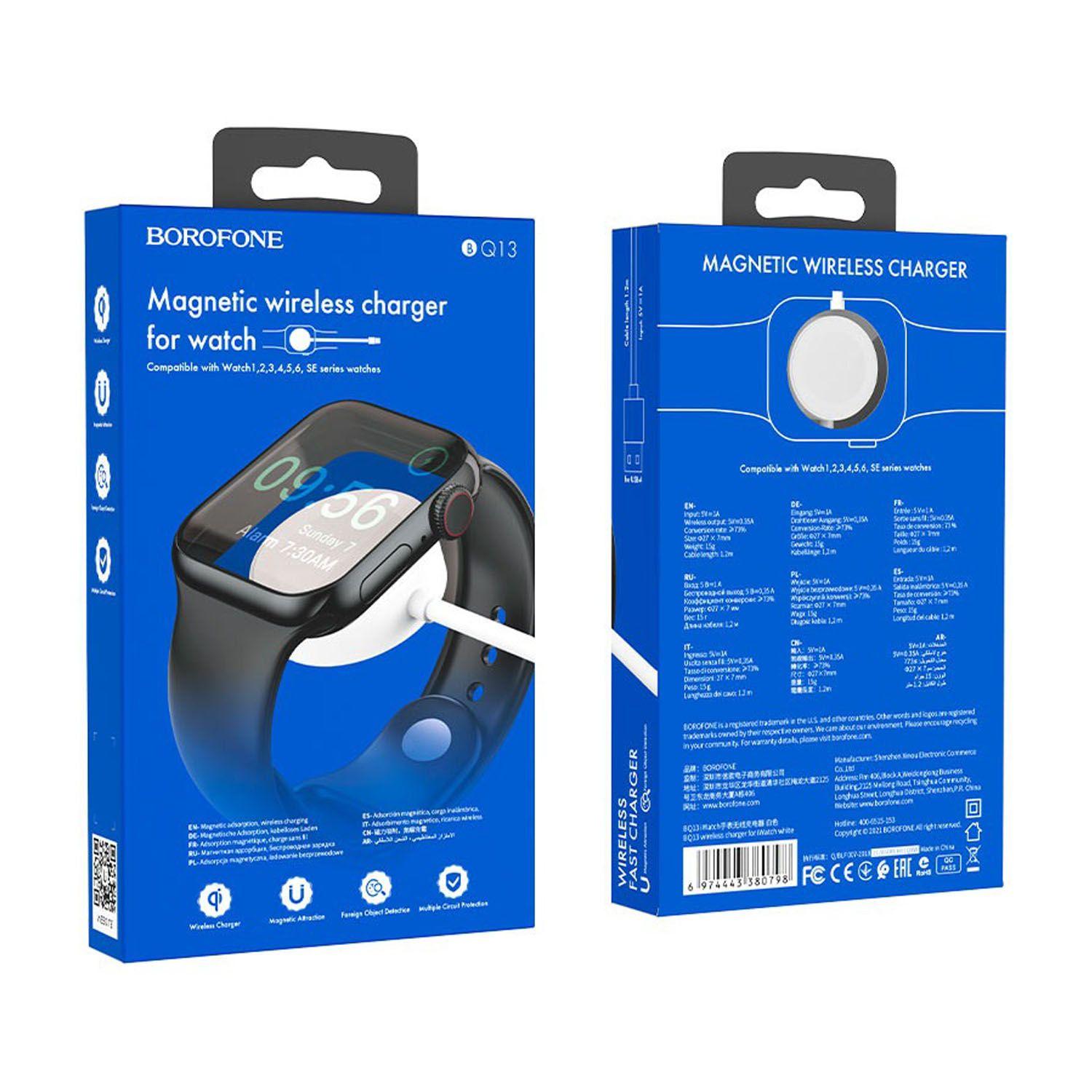 Cargador Inalambrico Para Iwatch - Borofone Bq13 White-3