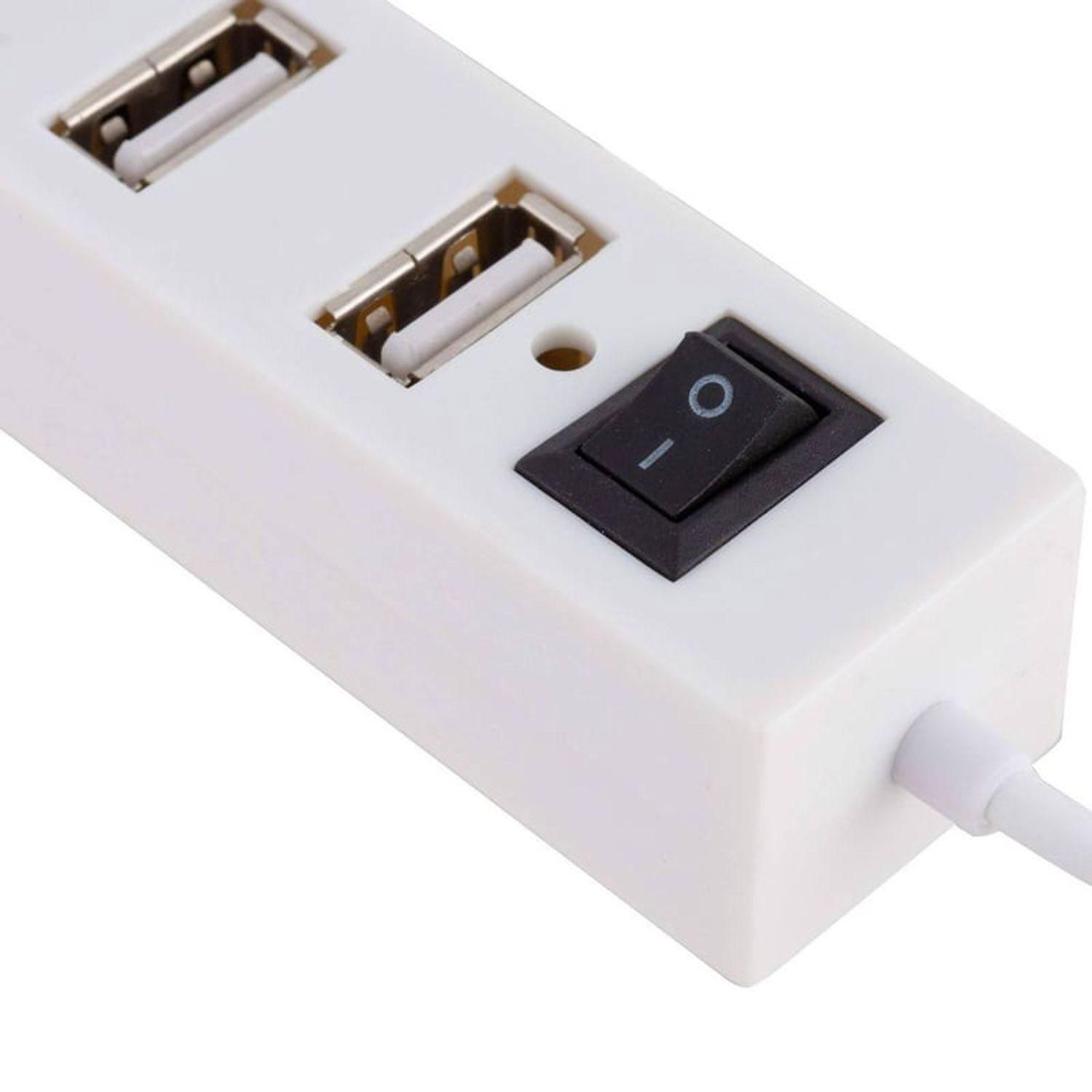 Hub Usb 2.0 Philco 4 Puertos Blanco - Crazygames-2