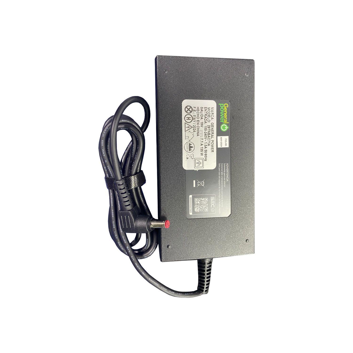 Cargador Universal Para Notebook Gamer Acer 135w 19v 7.1a-1