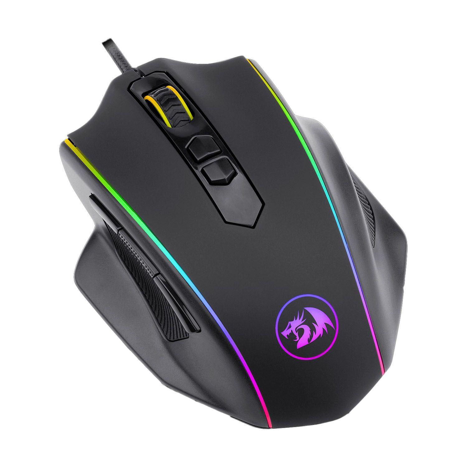 Mouse Gamer Redragon Vampire M720-RGB Negro - Crazygames-0