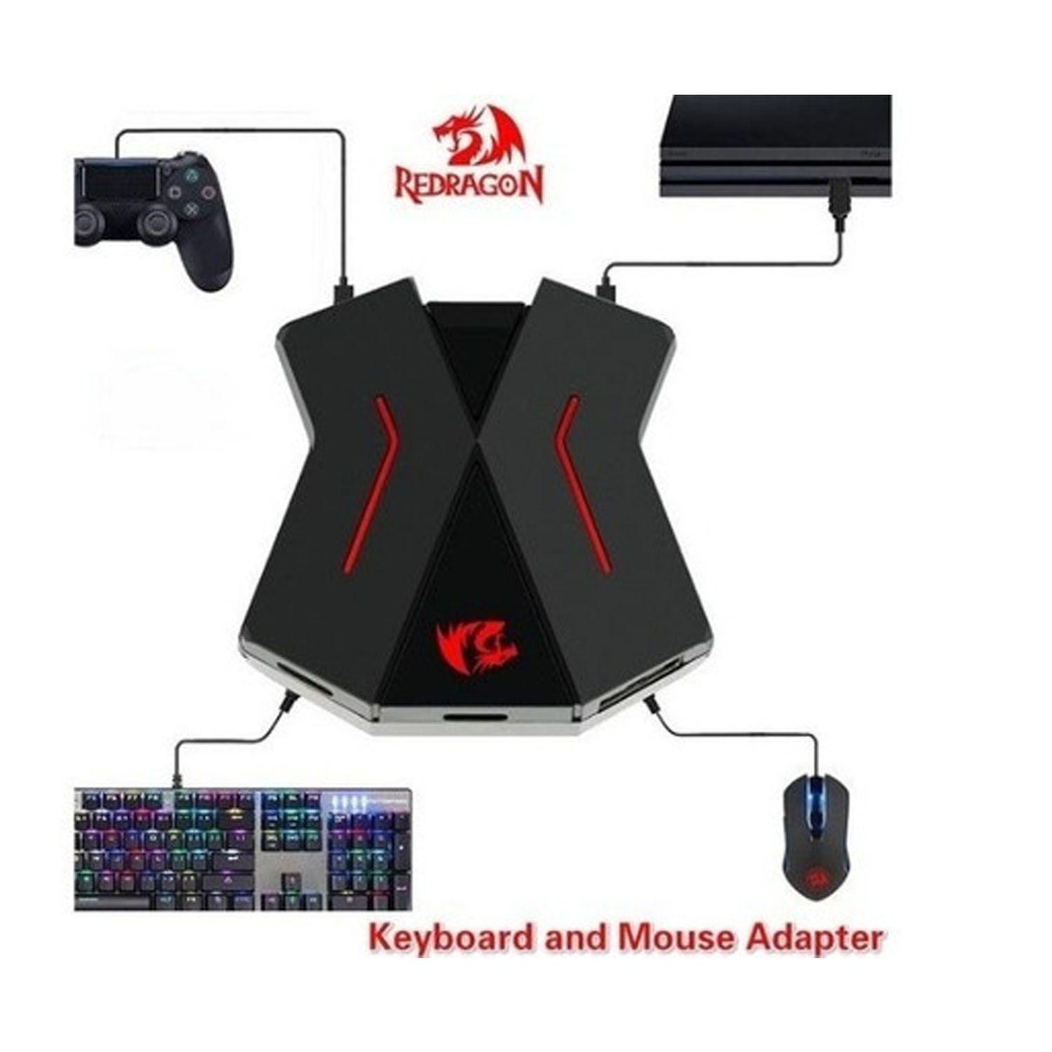 Conversor Redragon Eris Ga200 Usa Teclado y Mouse en Consola-4
