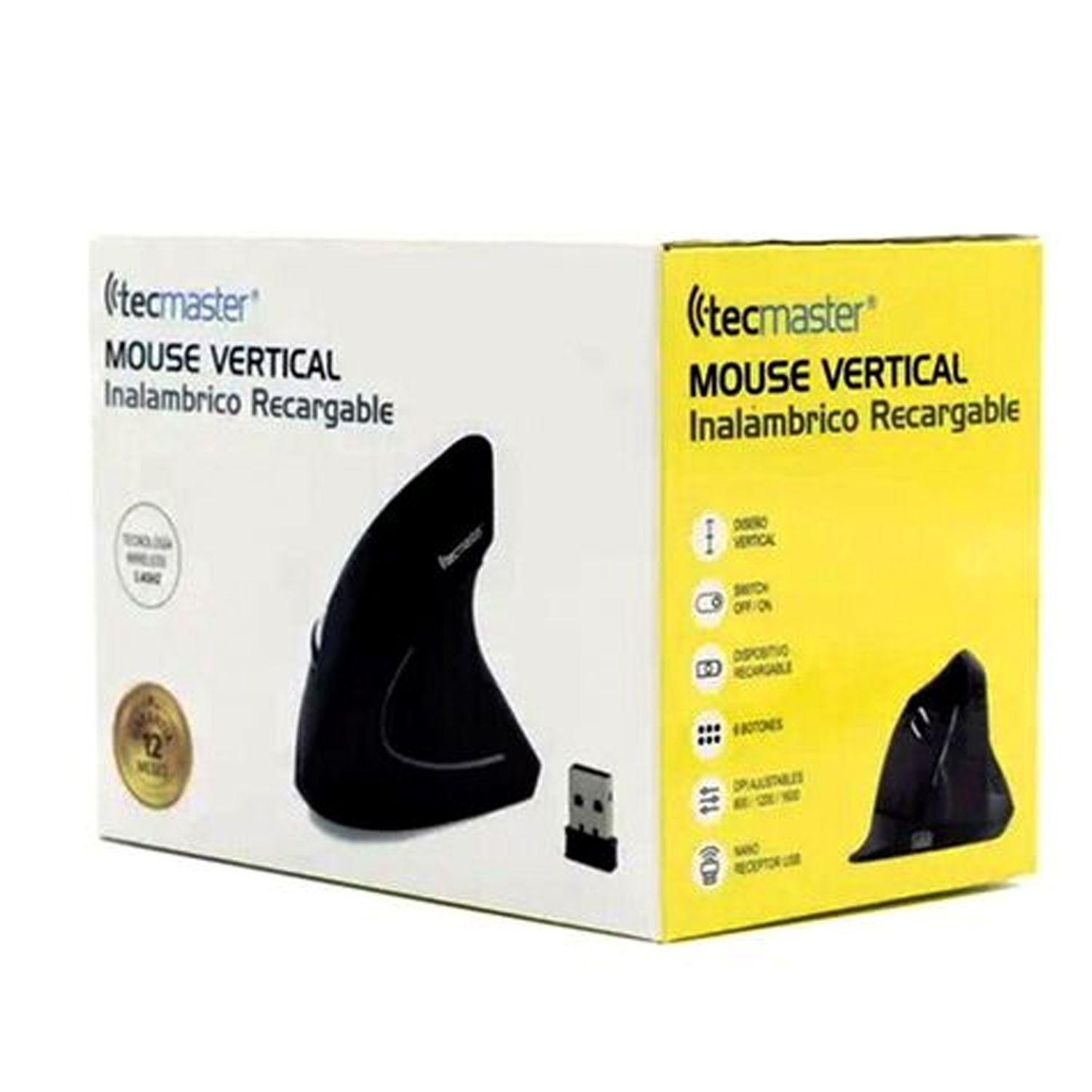 Mouse Ergonómico Inalámbrico recargable TM_100517 Tecmaster-2