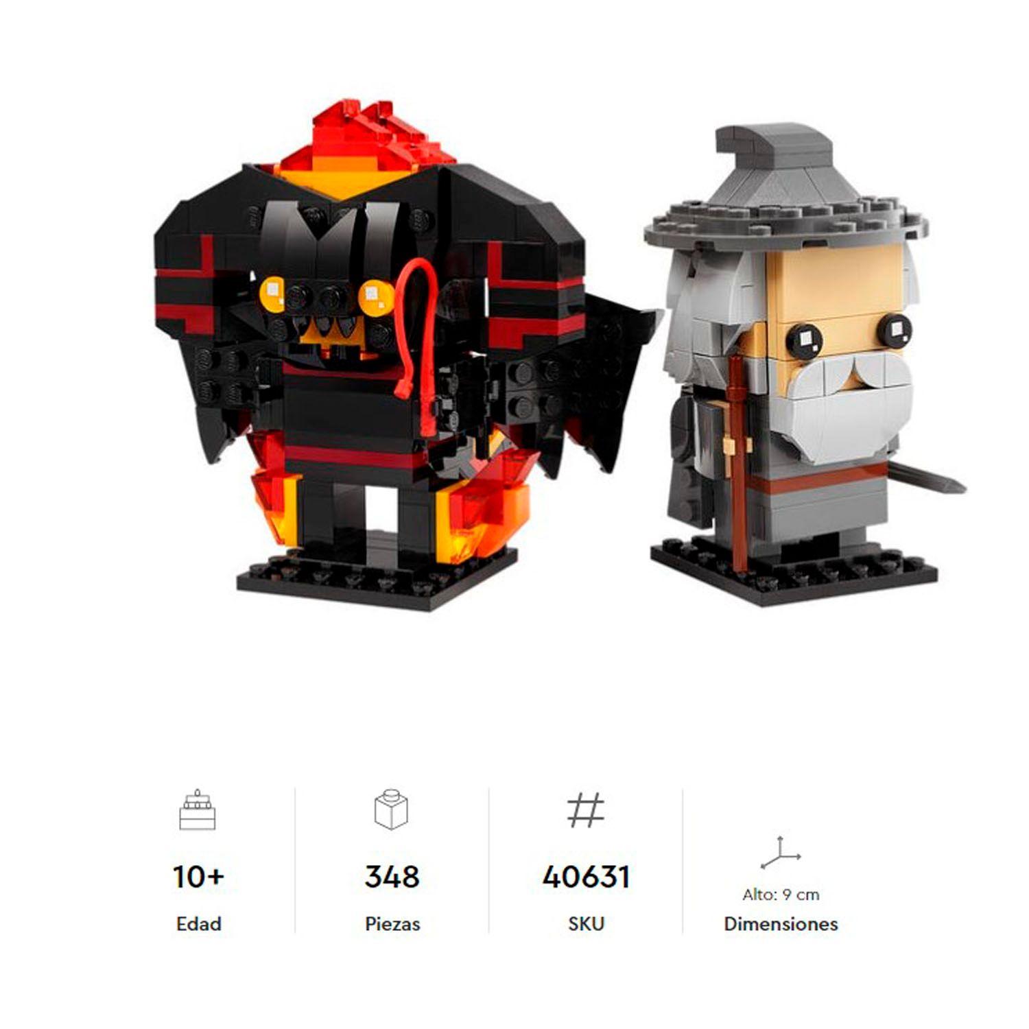 Lego Brick Señor de los Anillos Gandalf El Gris y Balrog-4