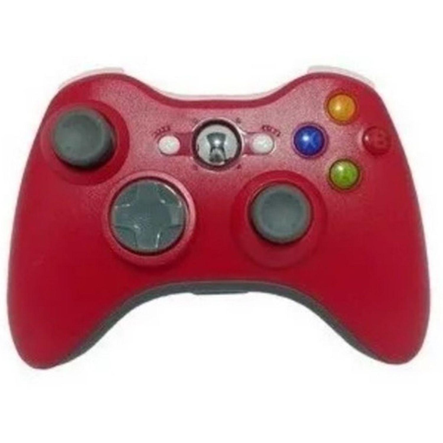 Control Xbox 360 Inalambrico Alternativo Rojo-0