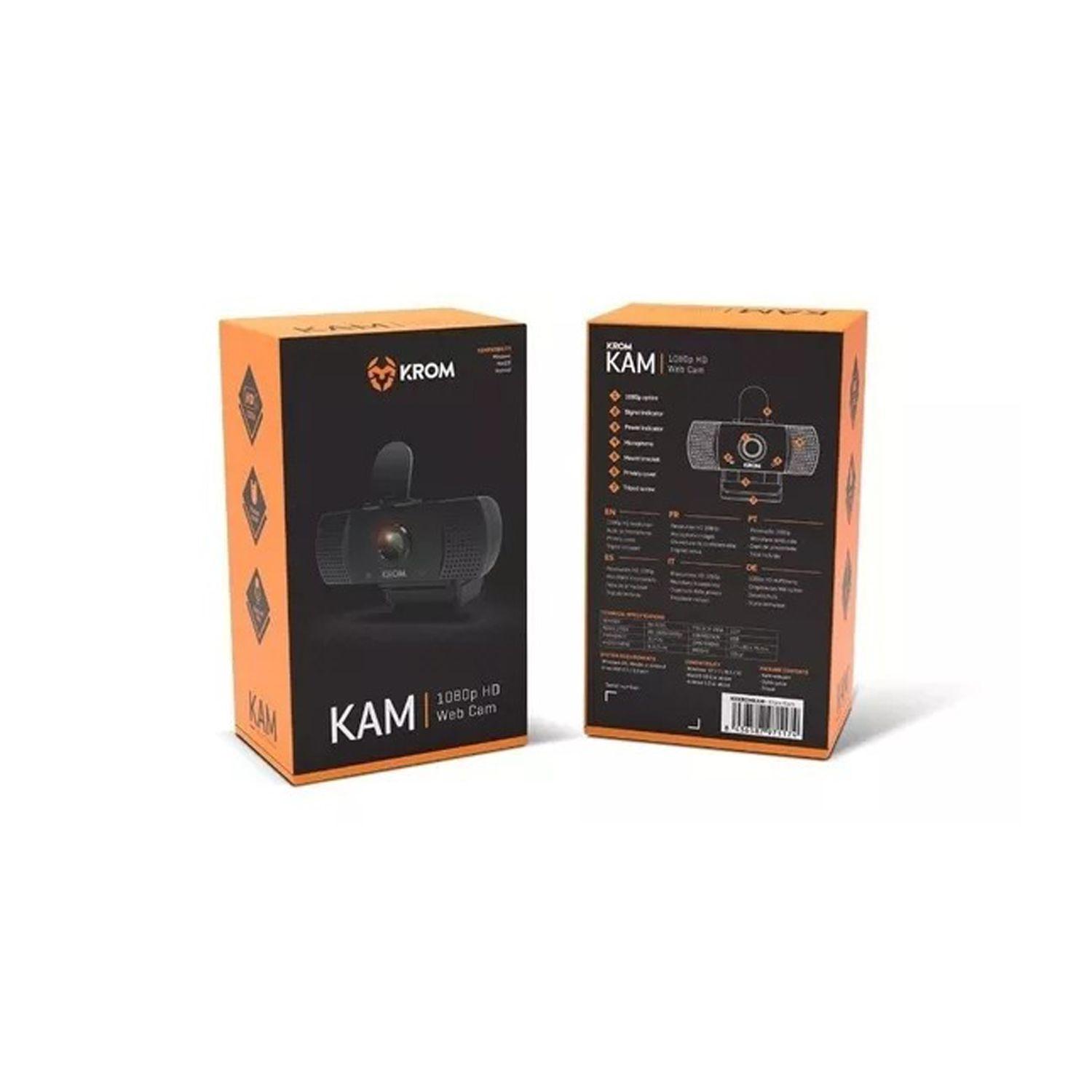 Cámara Web Krom Kam 1080p Full Hd-4