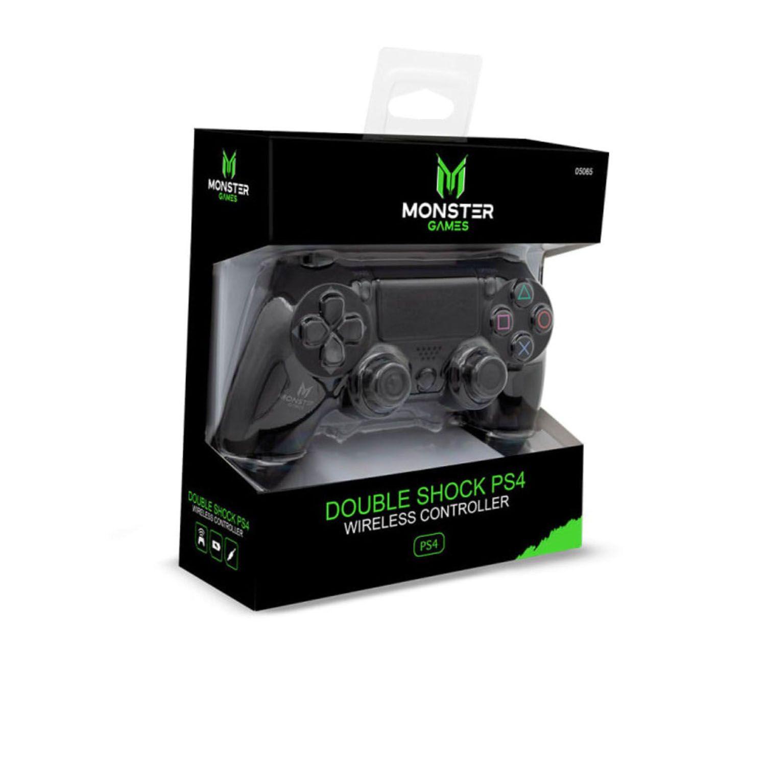 Control Joystick Double Shock Ps4 Negro Monster 5065-2