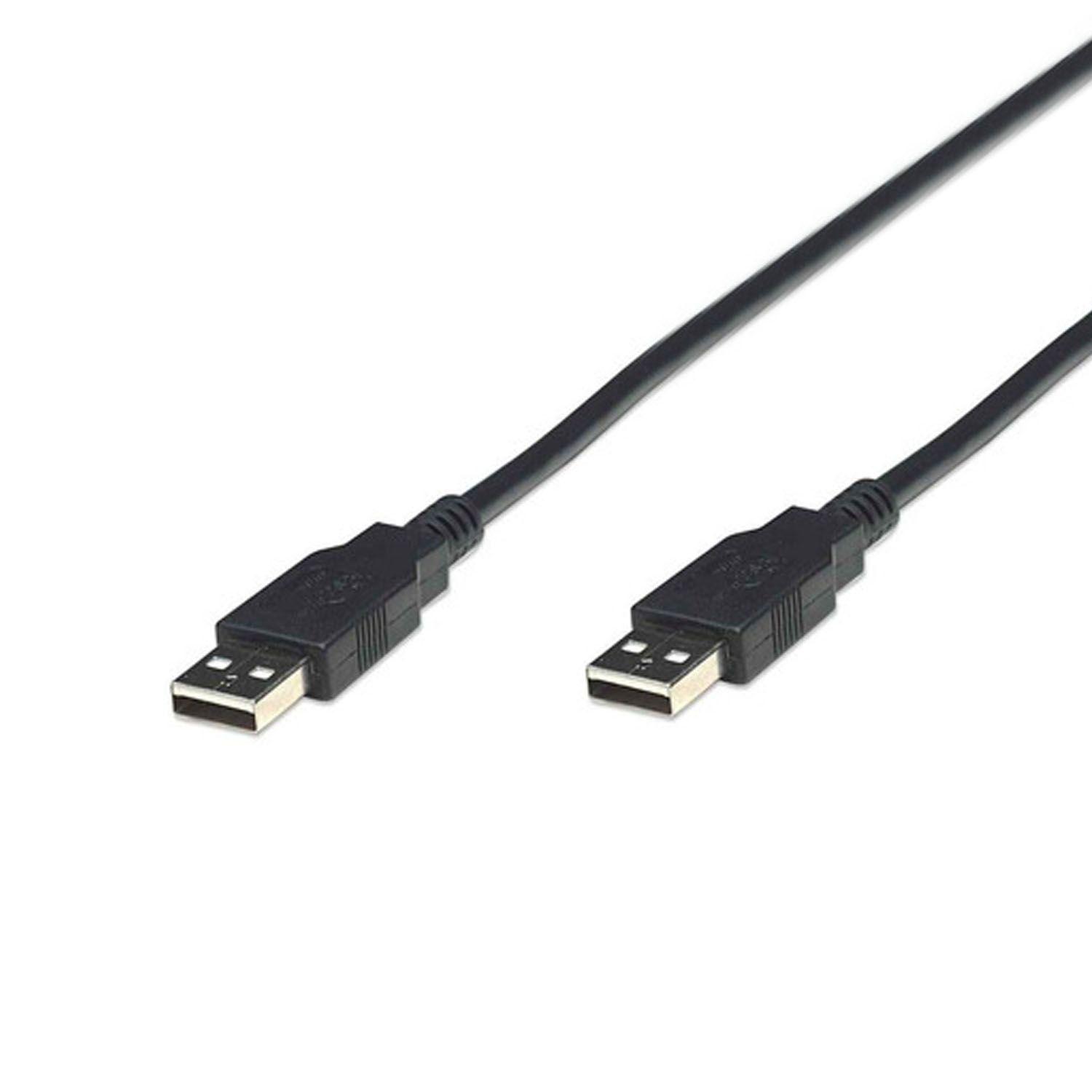 Cable Usb 2.0 Macho A Macho 480 Mbps, 1.8 Mts Manhattan-1