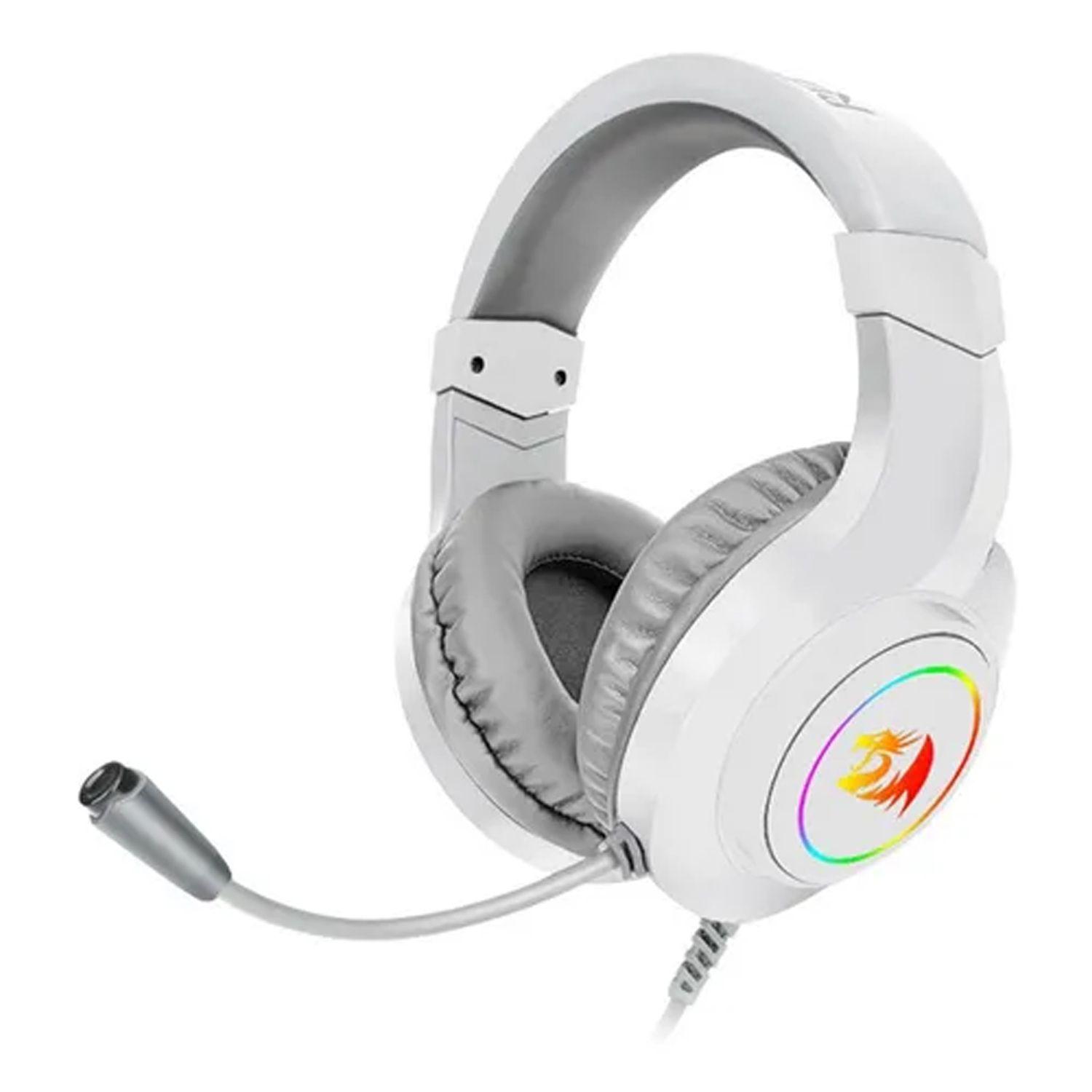 Audifono Gamer Redragon Hylas Blanco H260W RGB - Crazygames-0