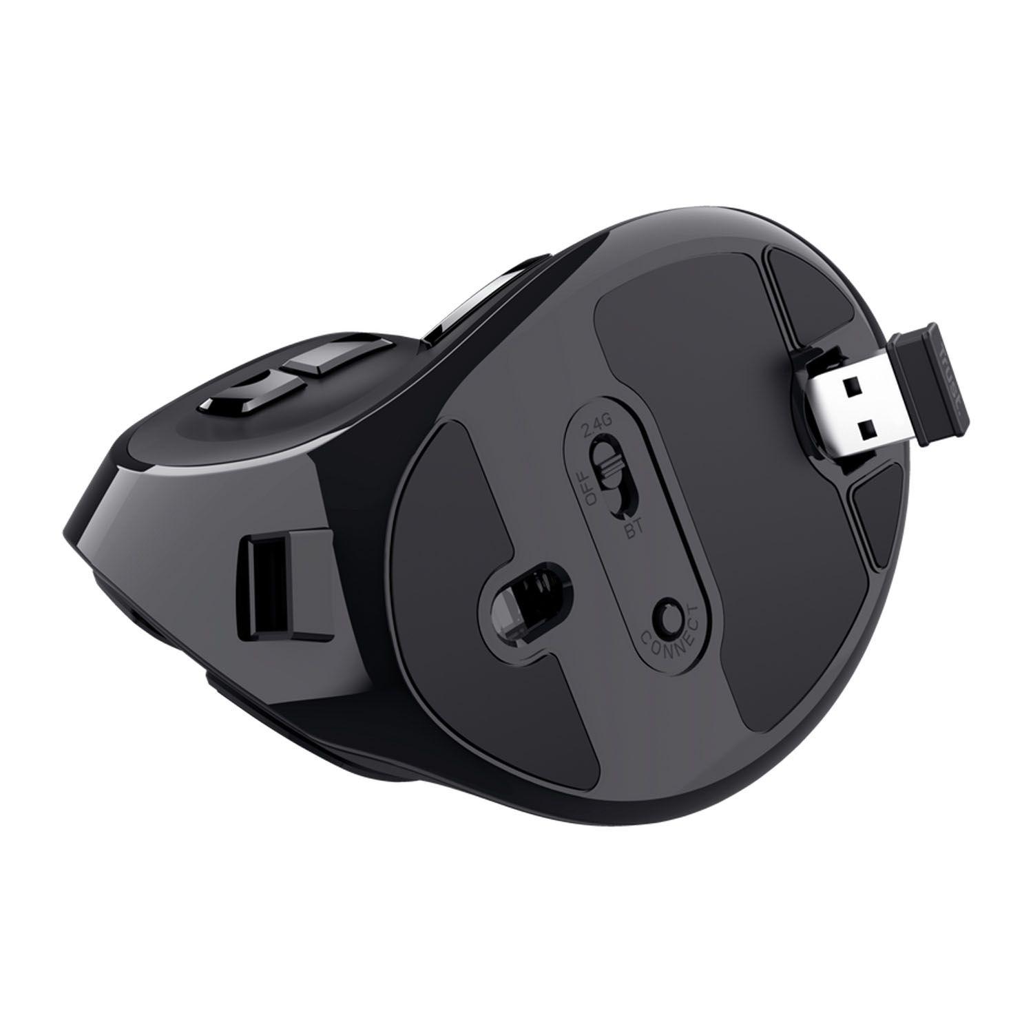 Mouse Vertical Ergonomico Inalambrico Recargable Trust Voxx-3