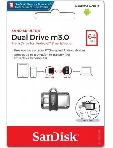 Pendrive Sandisk Dual Drive M3.0 64gb -pc-celular--2