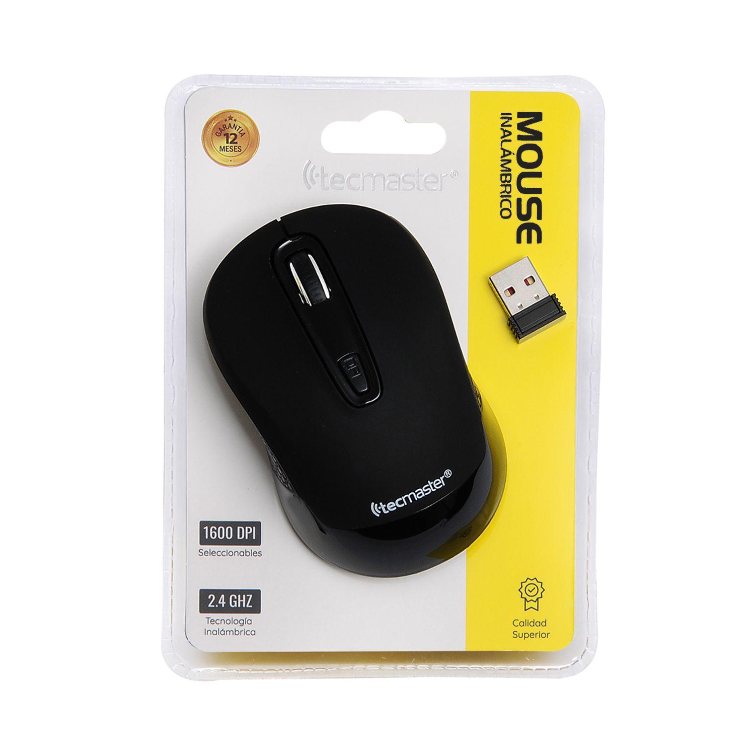 Mouse Optico Inalambrico Negro TM-MO382RG-BK - Crazygames-2