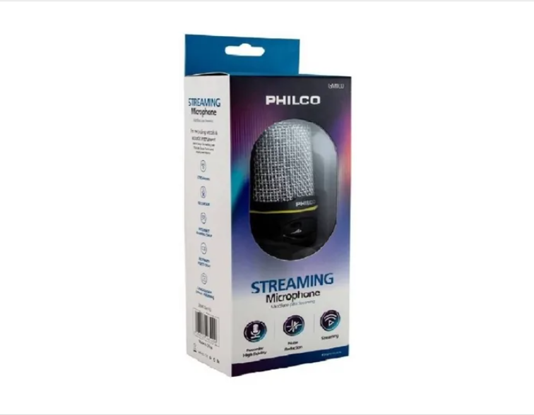Microfono Condensador Para Streaming  Philco Gm100-2