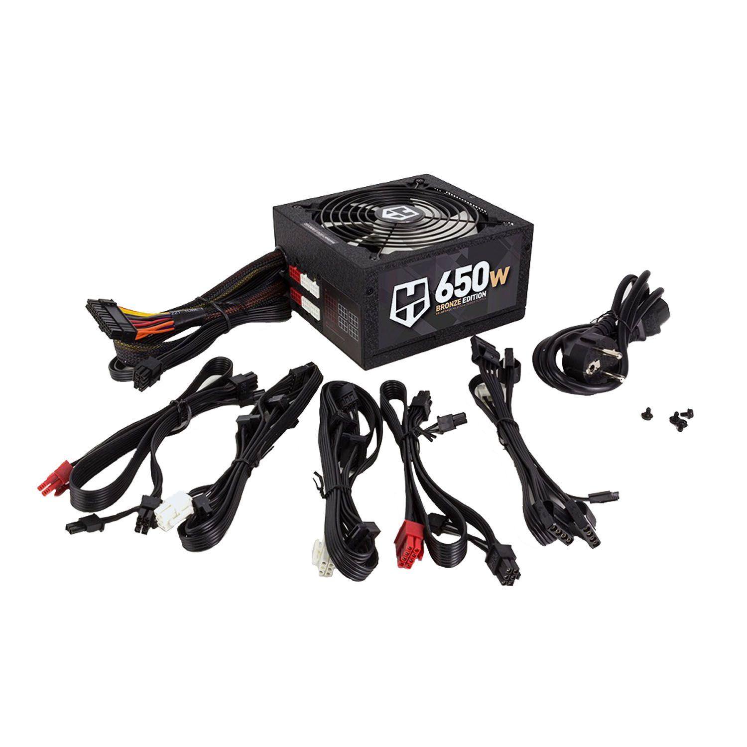 Fuente de Poder Full Modular 650w 80 Plus Bronze Nox Hummer-1