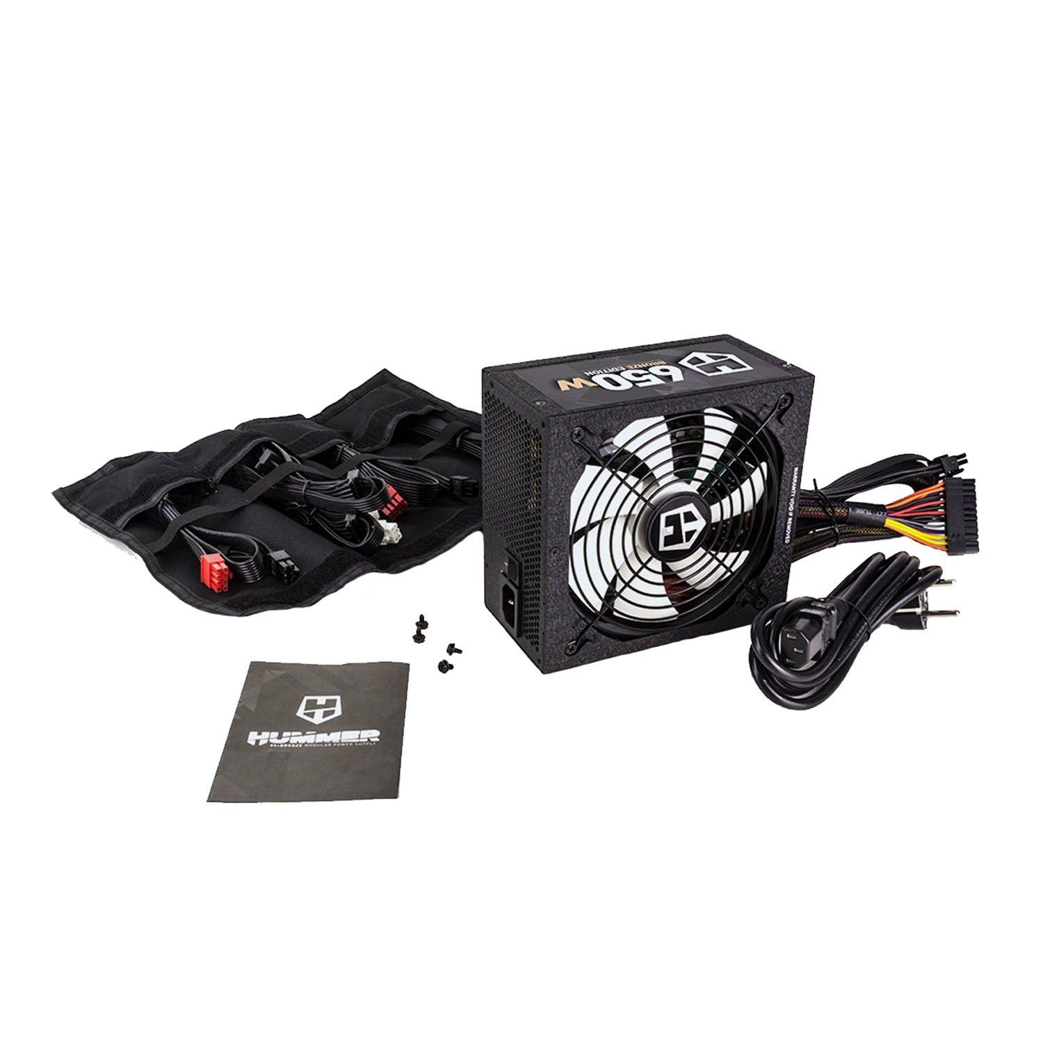 Fuente de Poder Full Modular 650w 80 Plus Bronze Nox Hummer-2