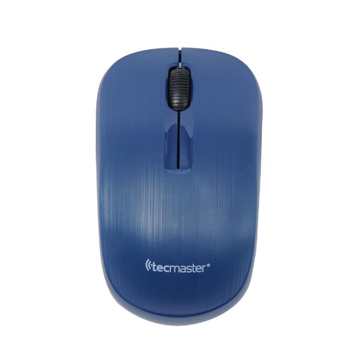 Mouse Inalambrico Ambidiestro Azul TM-100502-BL - Crazygames-0