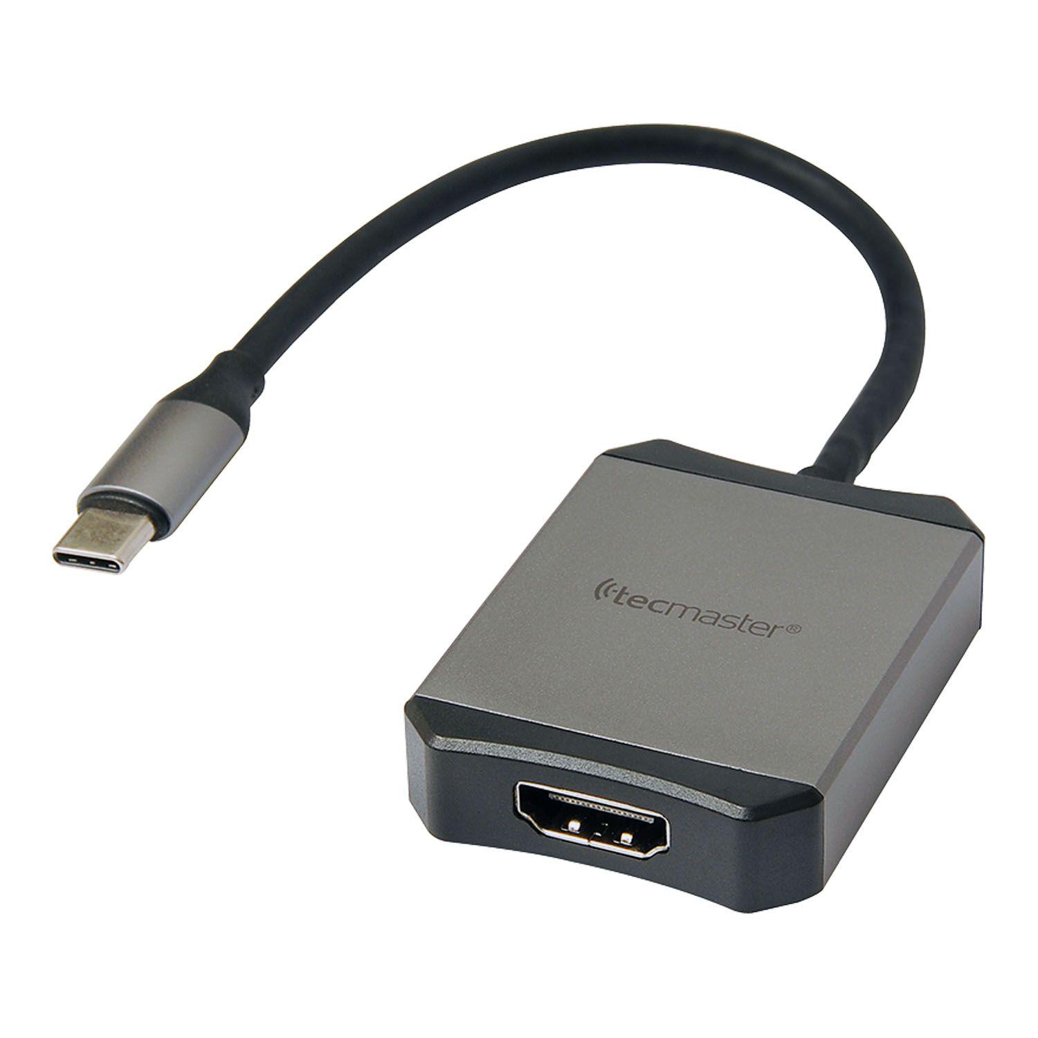 Adaptador Tipo-C a Hdmi Hembra 4K 60hz Tecmaster TM-100540-0