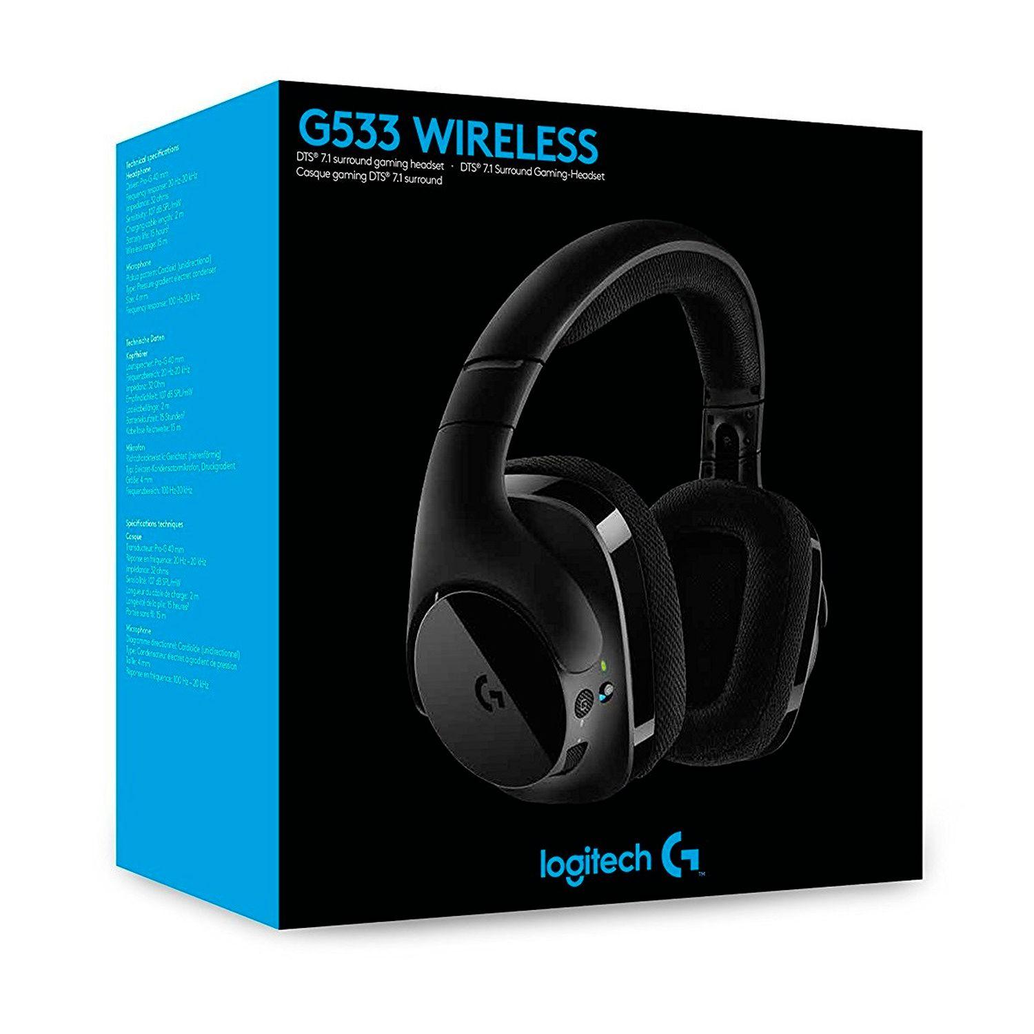 Audífonos Inalámbricos Logitech G Series G533 - Crazygames-4