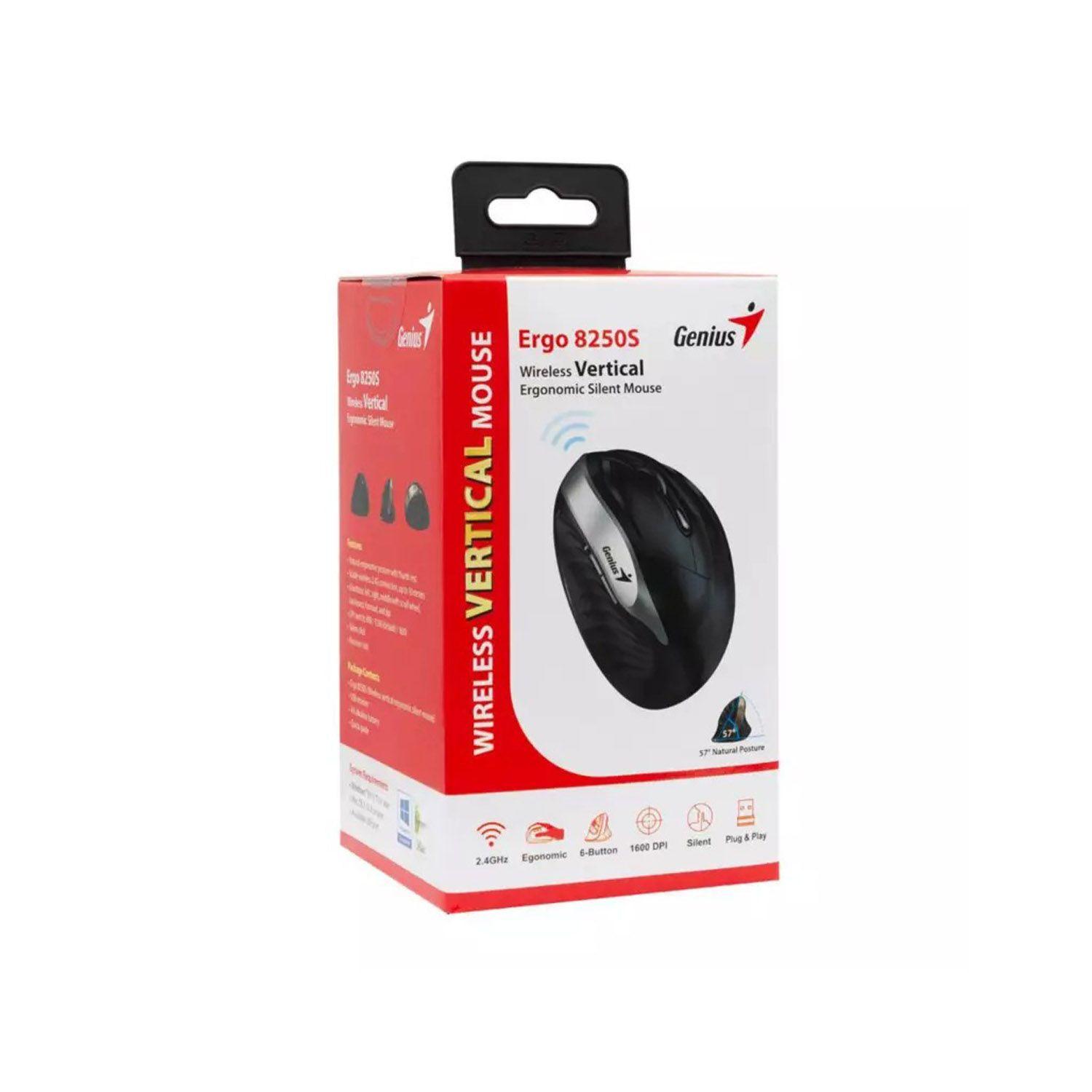 Mouse Ergonomico Y Silencioso Genius Ergo 8250S Wireless-2