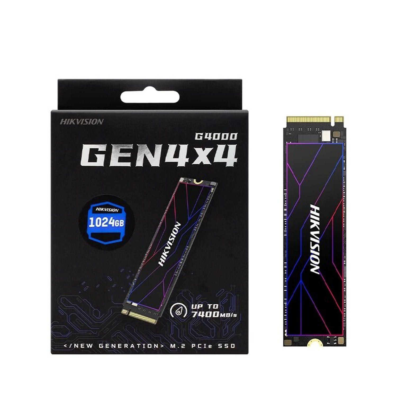 Disco Duro M.2 1024gb PCIE 4x4 Nvme HS-SSD-G400 Hikvision-2