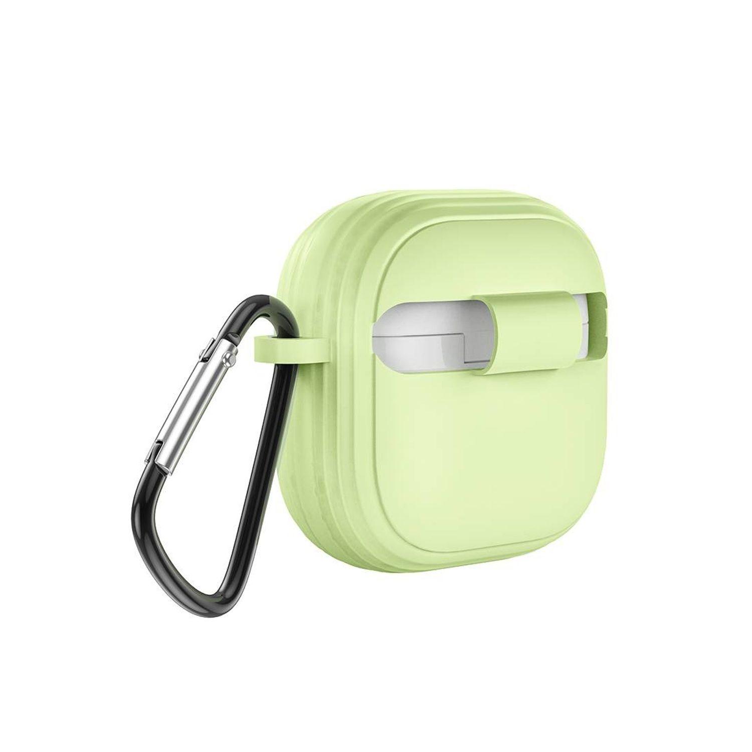Audífono True Wireless Borofone BW29 Lemon Green-1