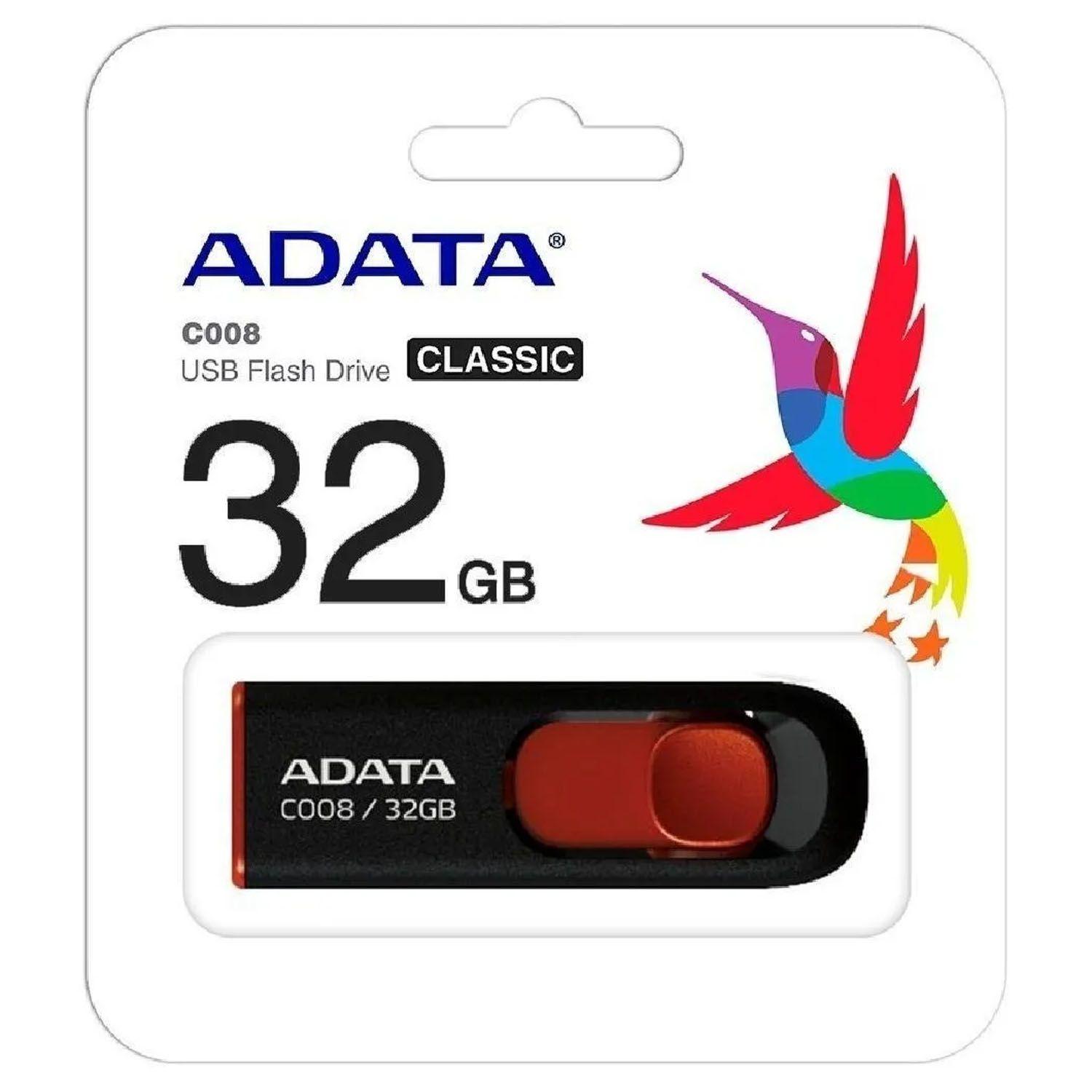 Pendrive 32GB USB 2.0 C008 Adata -Crazygames-0