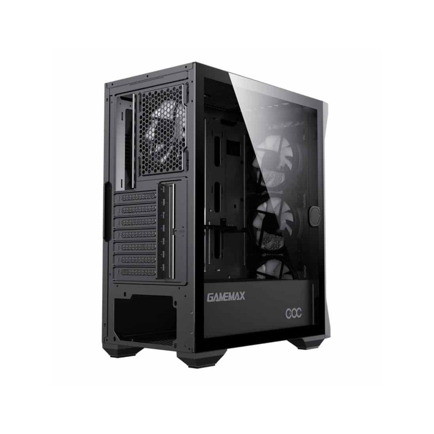 Gabinete Gamer Brufen C1 Black Mid Tower + 3 Ventiladores-3